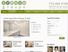 Tablet Screenshot of cirquegroupe.com